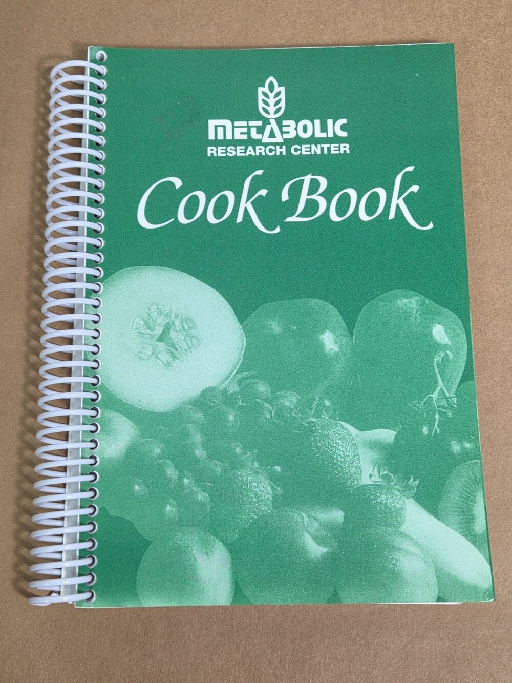 Vintage Metabolic Research Center MRC Spiral Bound Cookbook 2004 Legacy Recipes